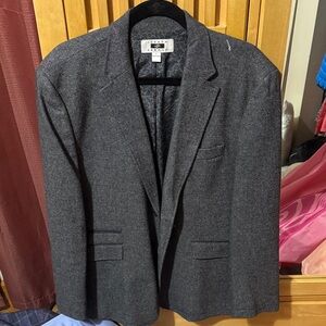 Joseph Abboud Dark Gray Herringbone Sport Coat